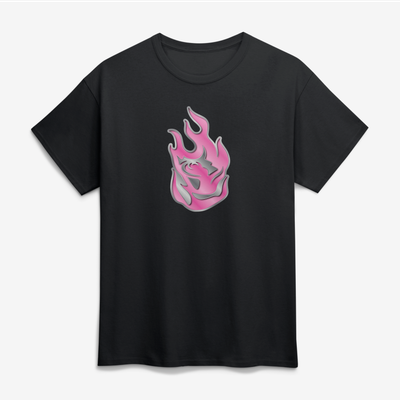 Portland Fire Big & Tall Metallic Mascot T-Shirt - Black