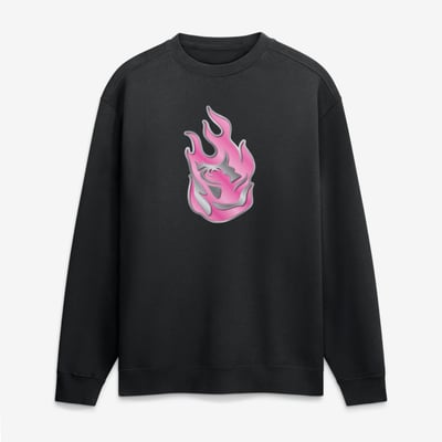 Portland Fire  Metallic Mascot Sweatshirt - Black