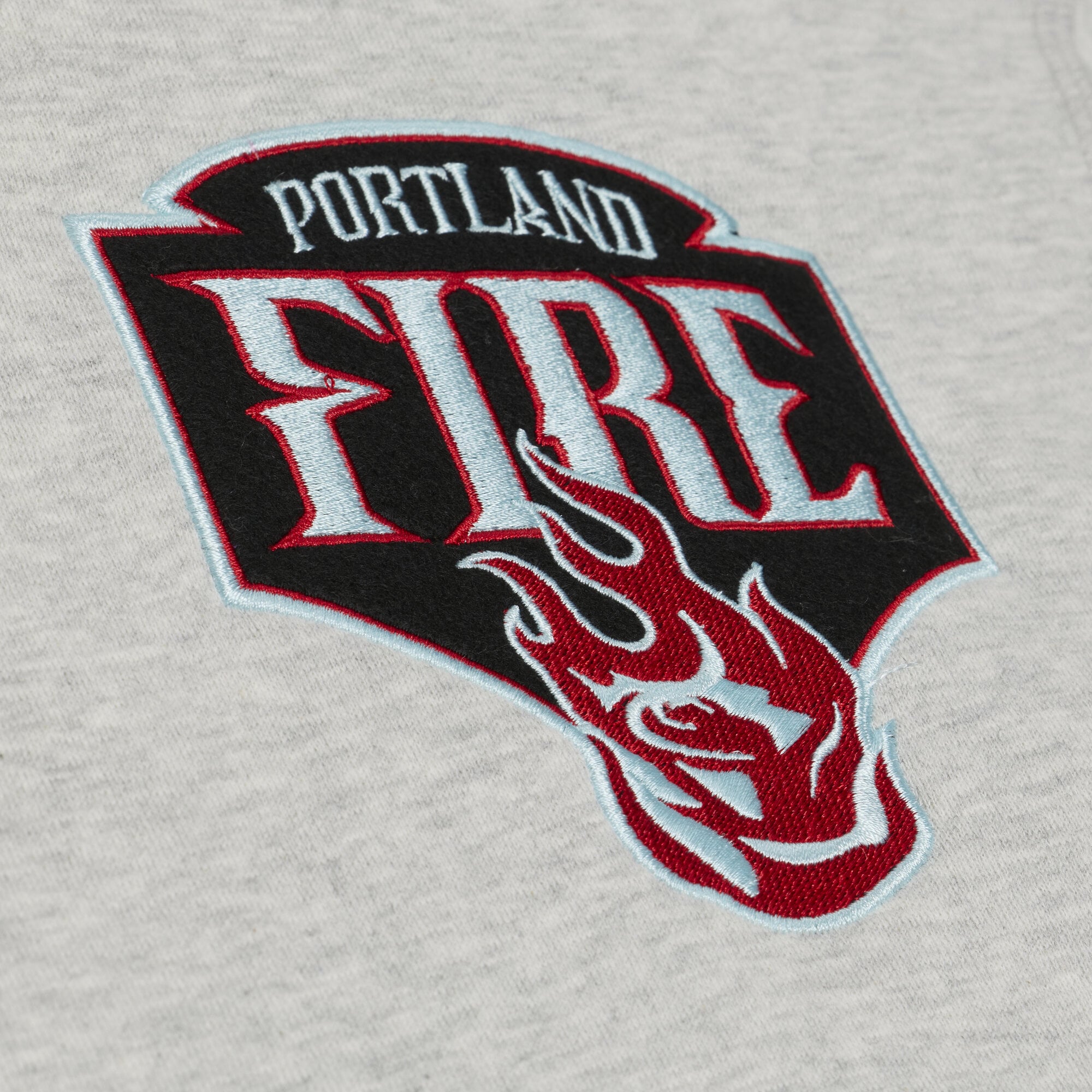 Men's Mitchell & Ness Gray Portland Fire Fleece Hoodie