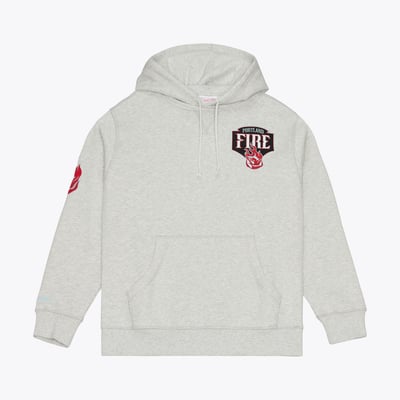  Portland Fire Mitchell & Ness Fleece Hoodie - Gray