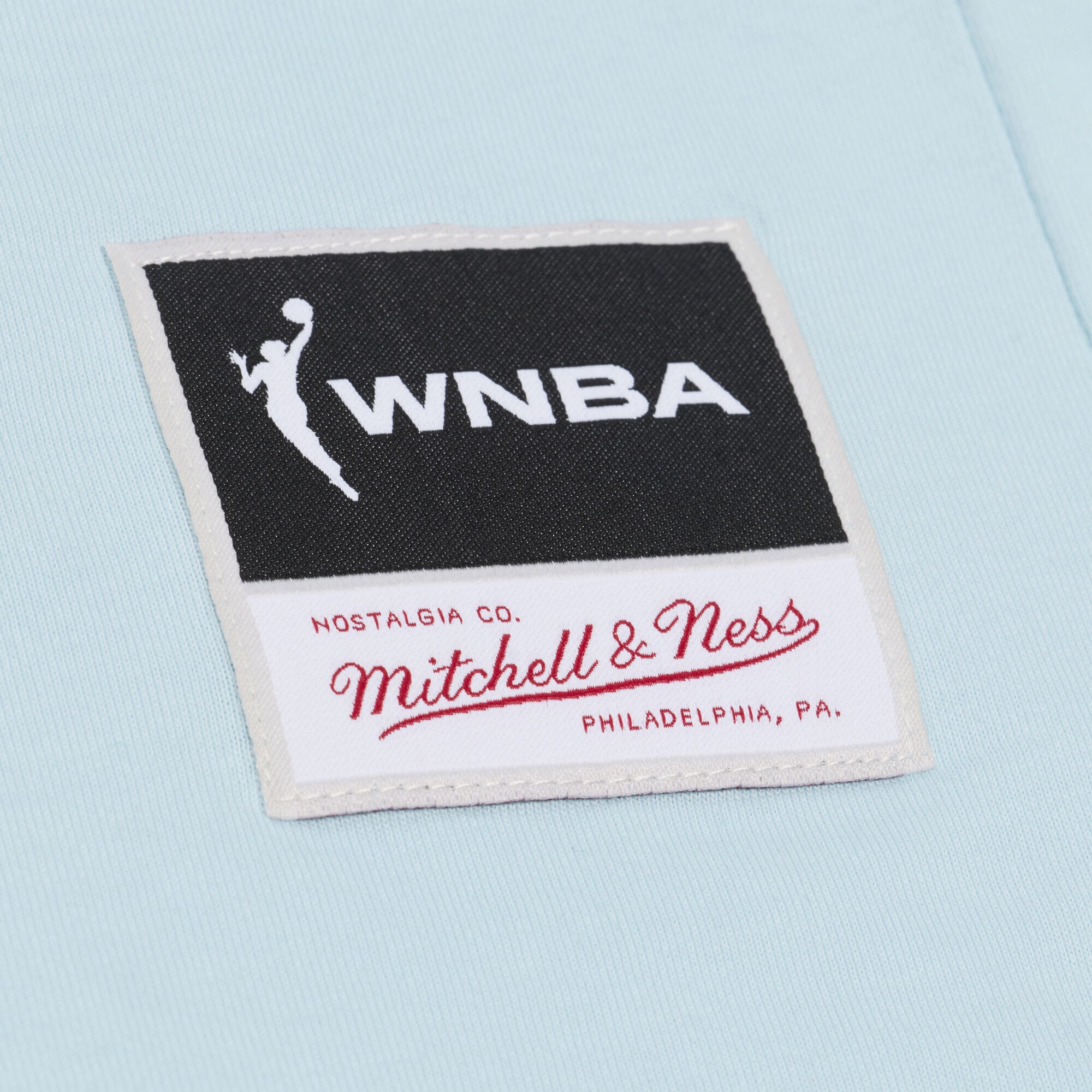 Men's Mitchell & Ness Powder Blue Portland Fire Logo Boxy T-Shirt