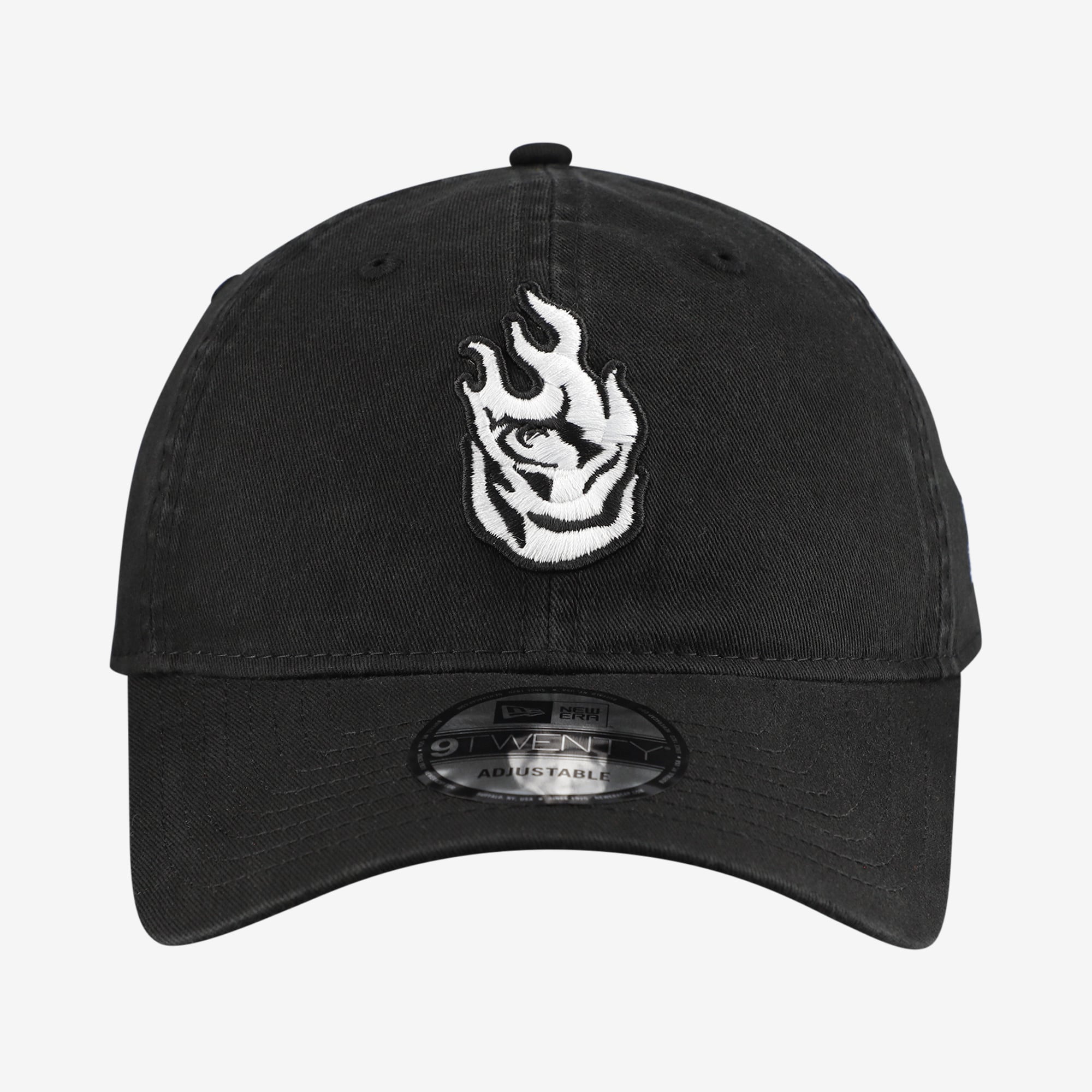 Men's New Era Black Portland Fire 9TWENTY Adjustable Hat