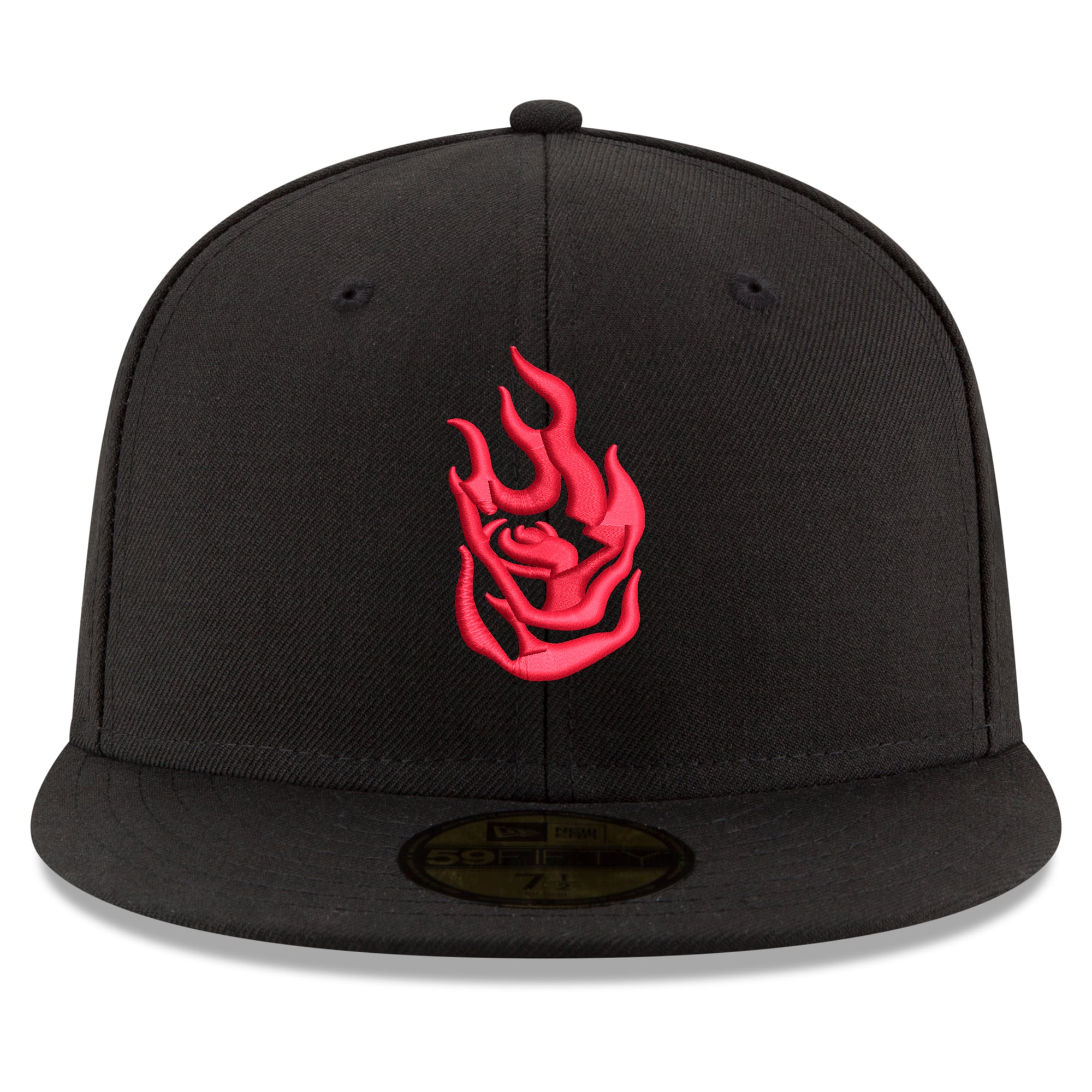 Casquette ajustée New Era noire Portland Fire Team 59FIFTY pour homme