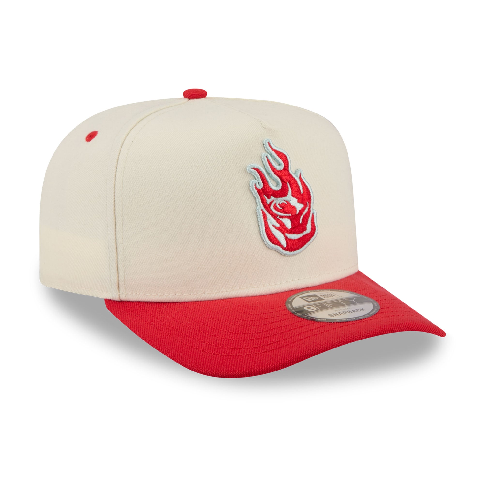 Casquette snapback New Era crème Portland Fire Wordmark 9FIFTY pour homme