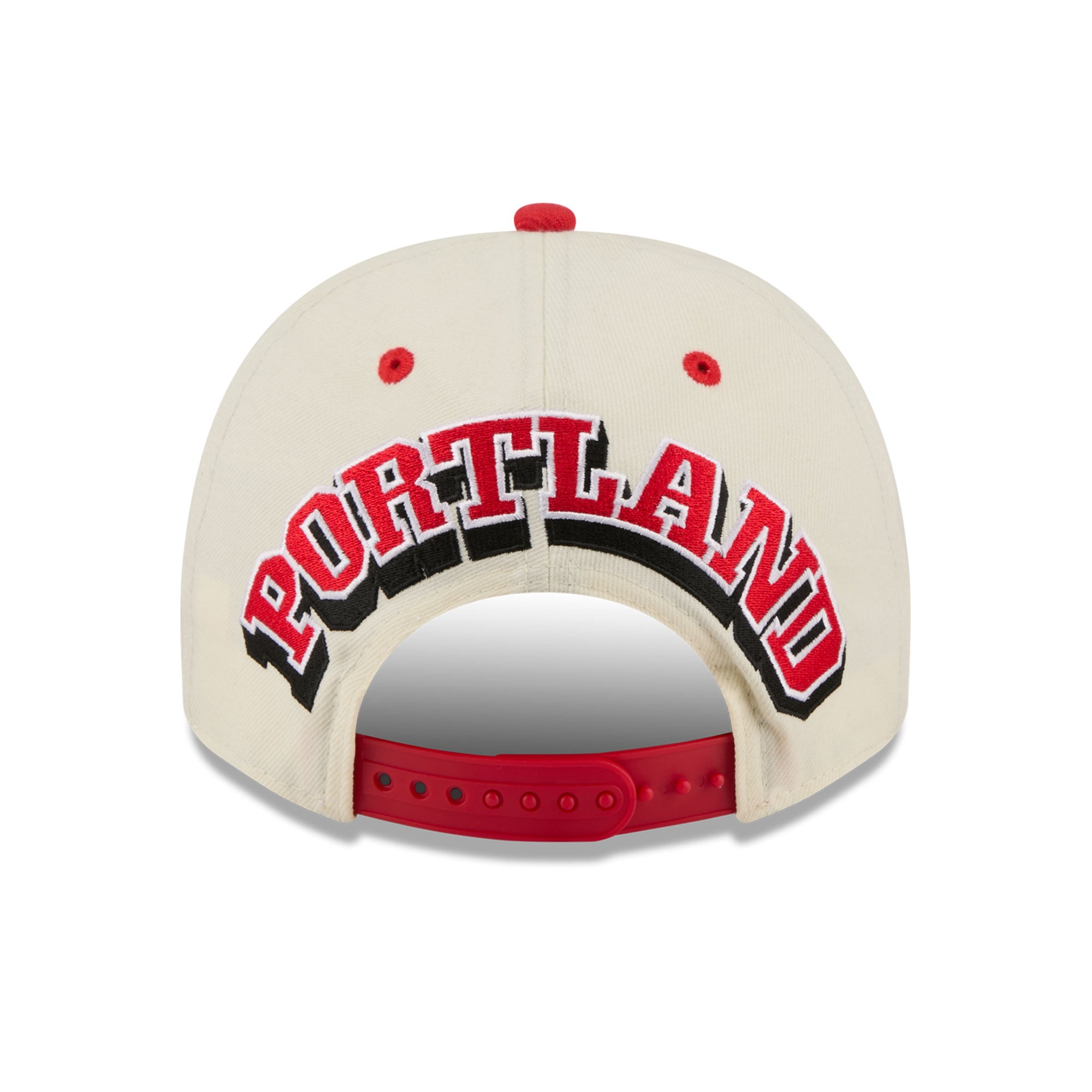 Casquette snapback New Era crème Portland Fire Wordmark 9FIFTY pour homme