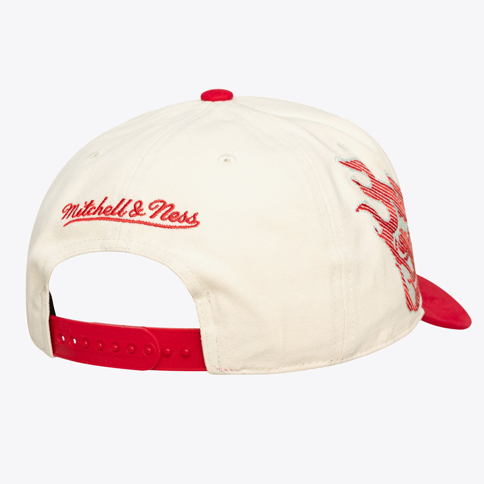 Casquette unisexe Mitchell & Ness crème Portland Fire Big Time Pro Crown ajustable