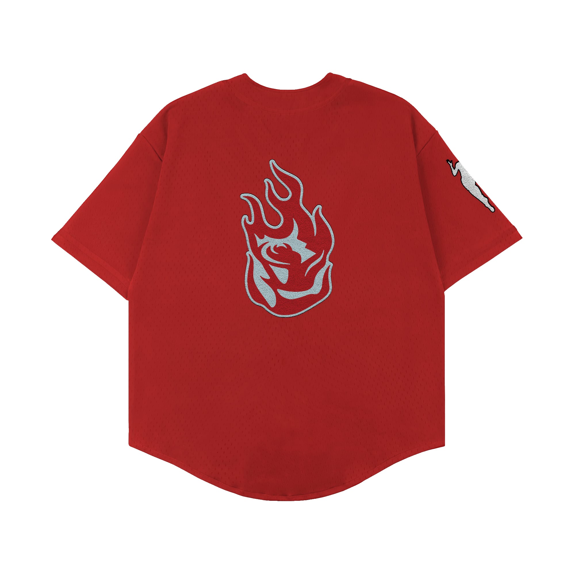 Unisex Playa Society Red Portland Fire Baseball Fashion Jersey
