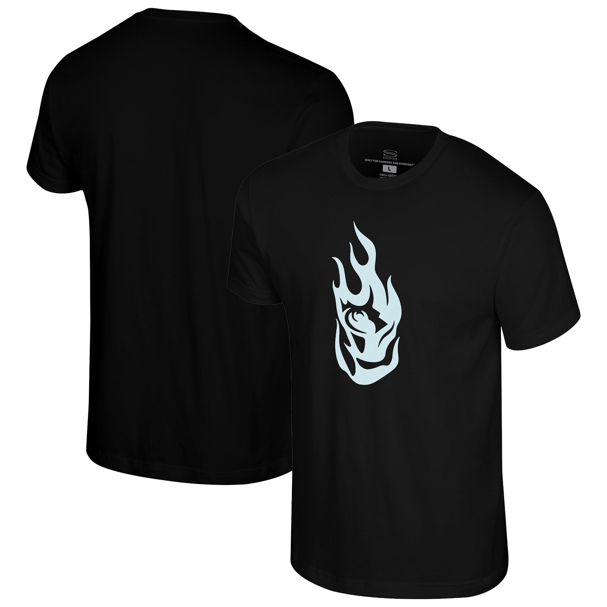 Unisex Stadium Essentials Black Portland Fire Origins Color Logo T-Shirt