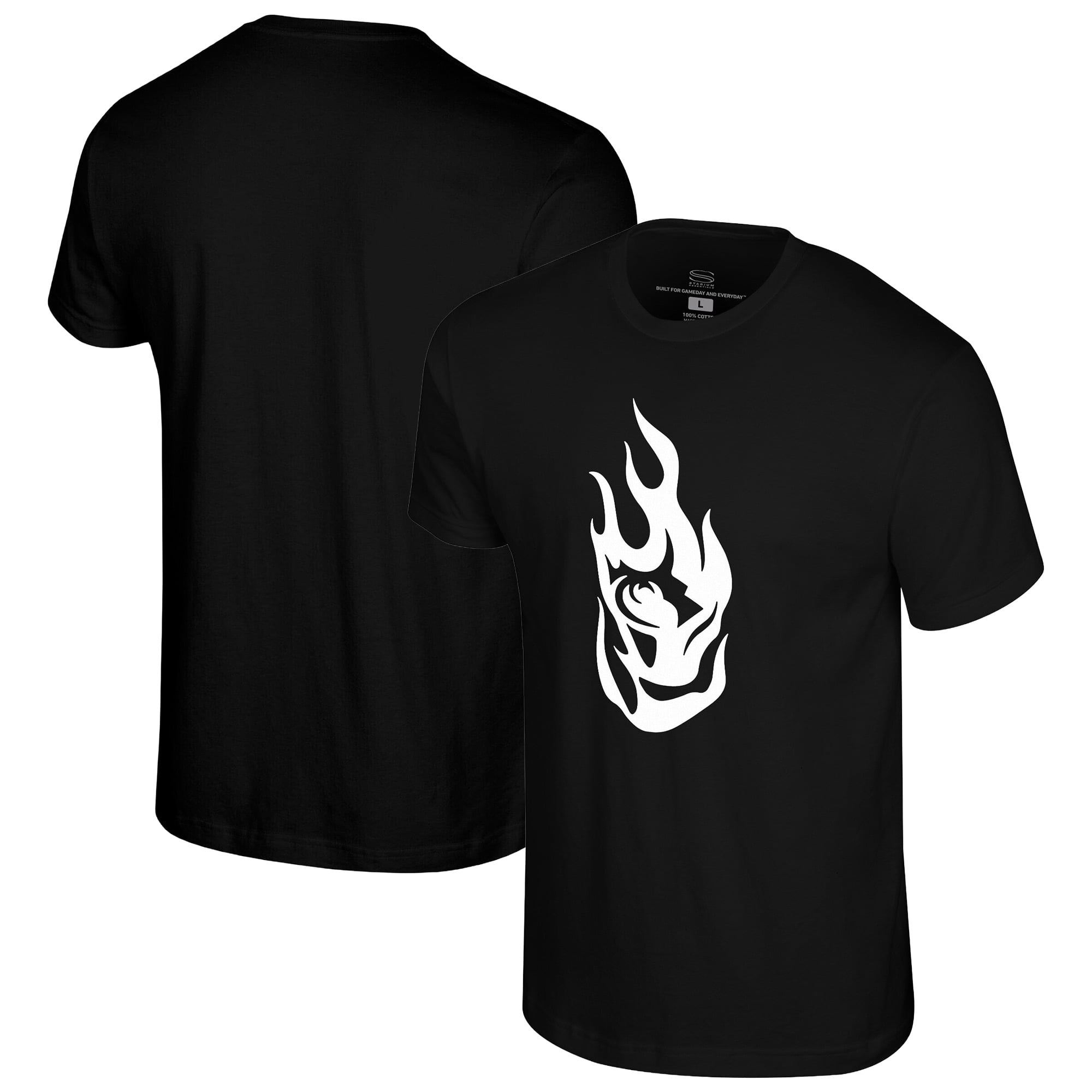 Unisex Stadium Essentials Black Portland Fire Origins White Logo T-Shirt