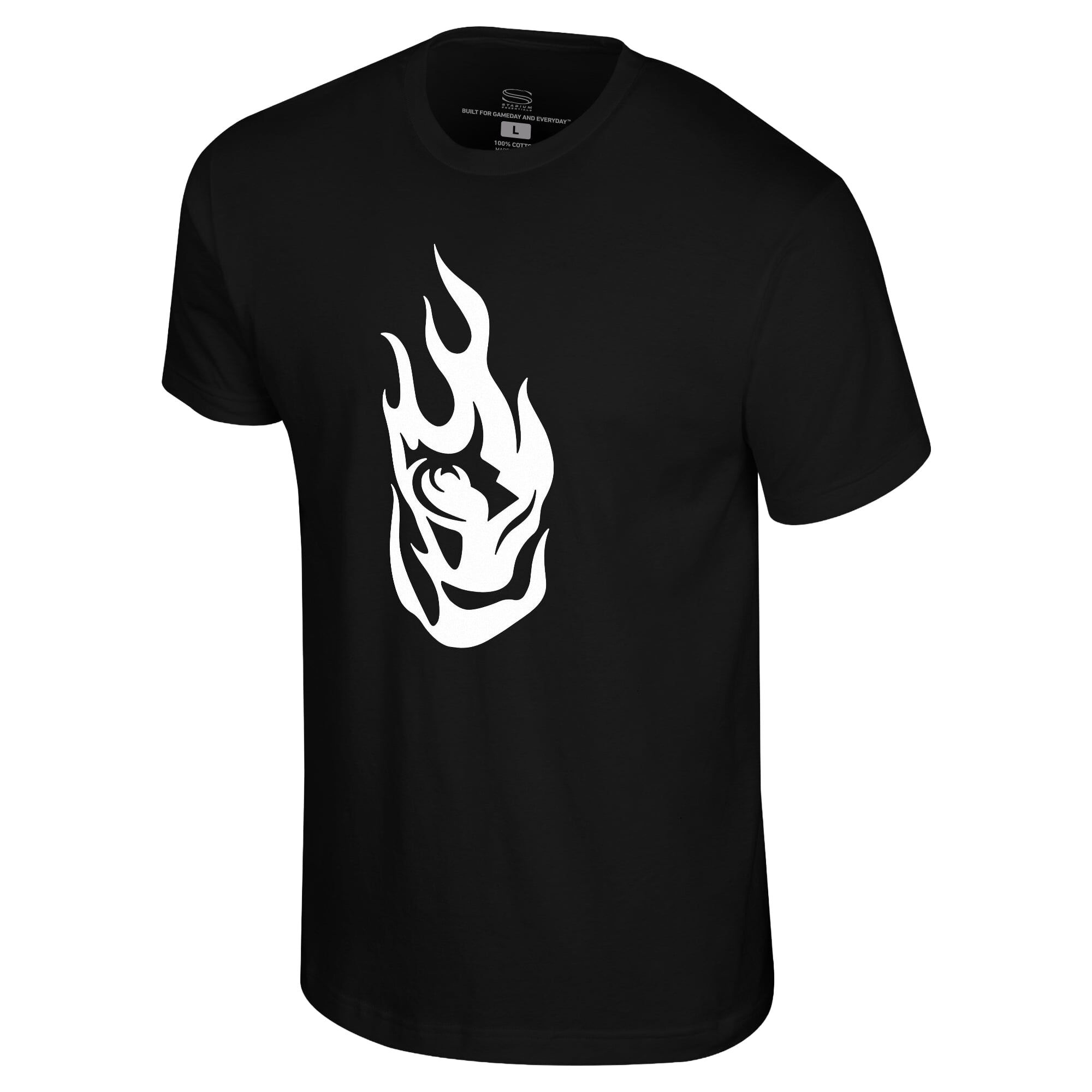 Unisex Stadium Essentials Black Portland Fire Origins White Logo T-Shirt