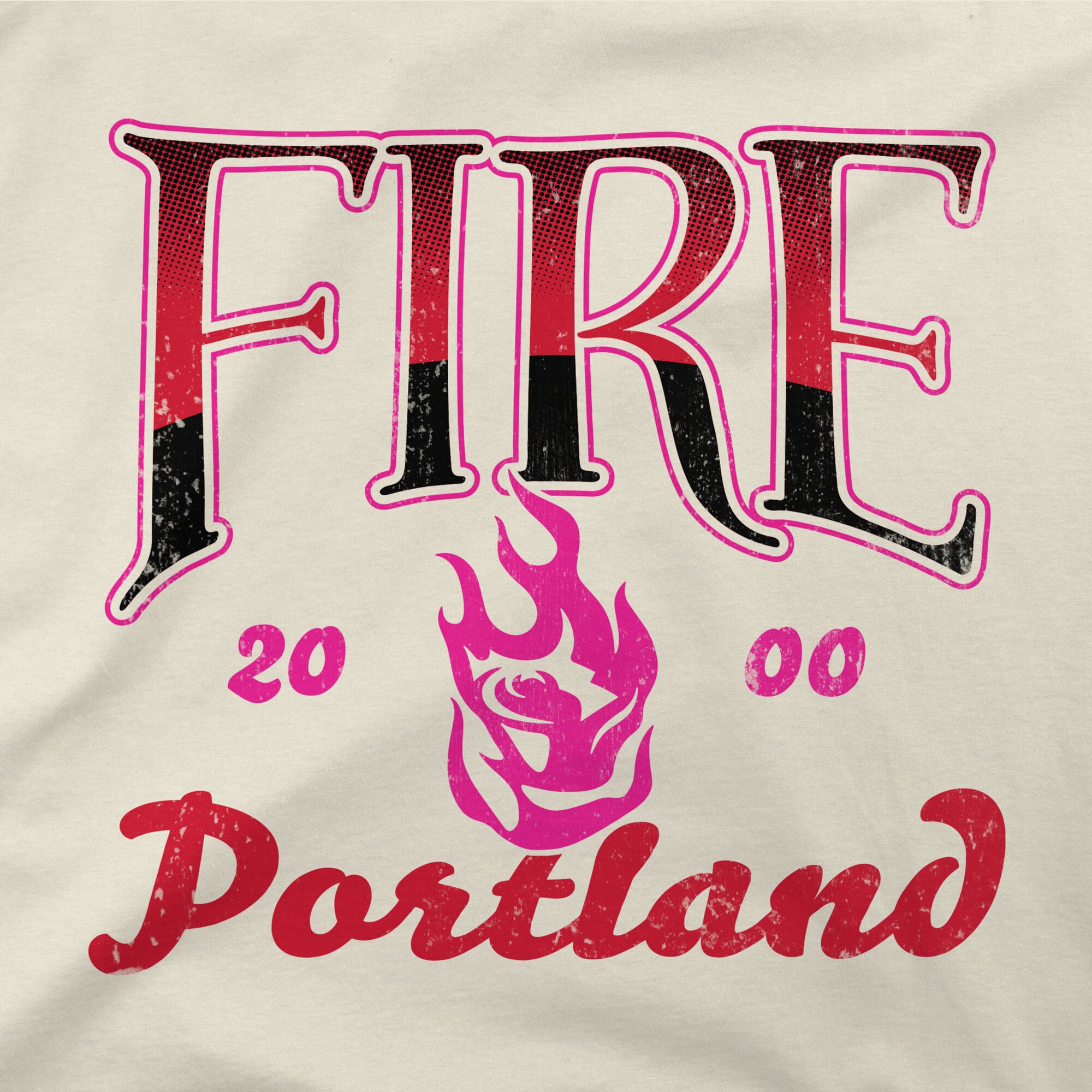 Unisex Stadium Essentials Natural Portland Fire Sky High T-Shirt