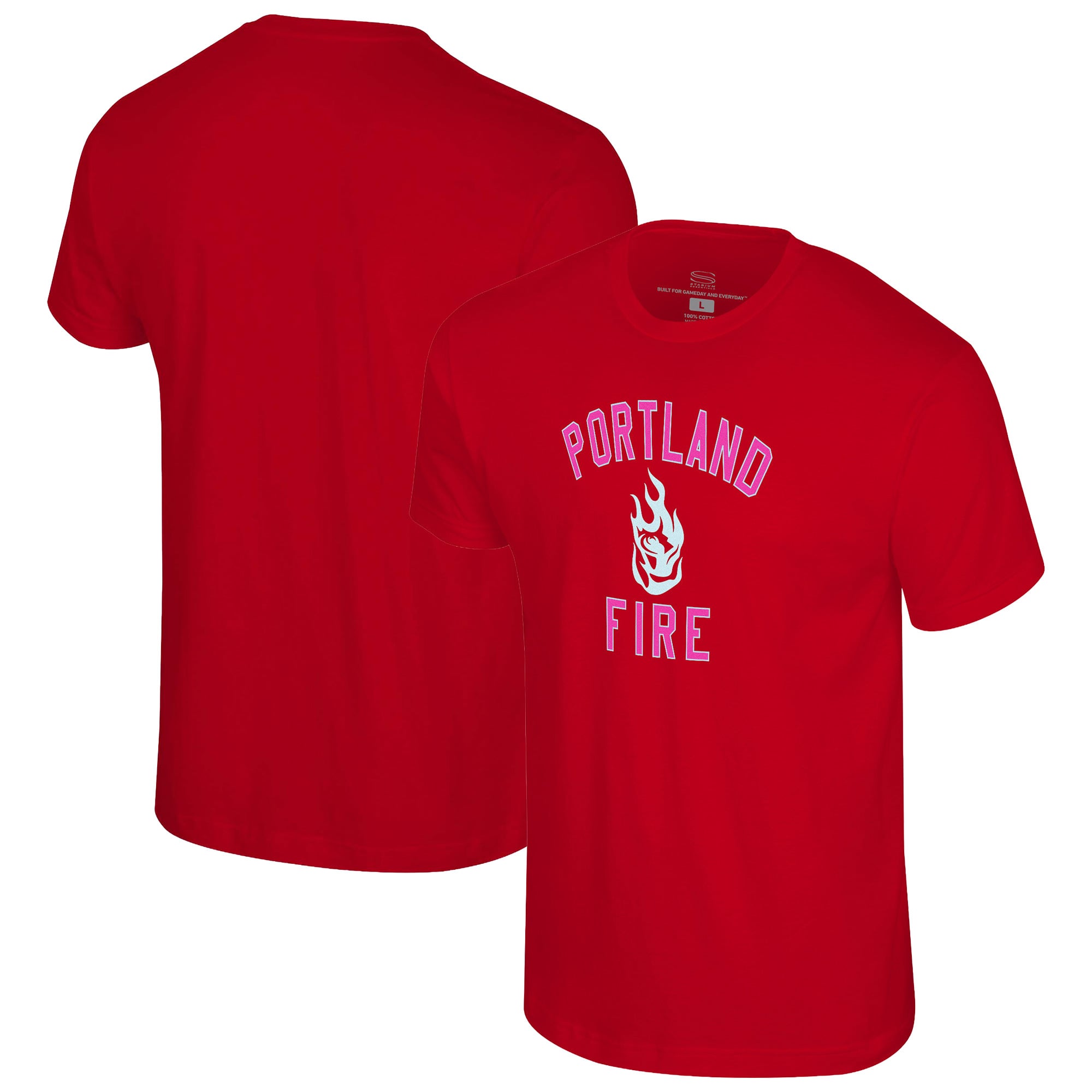 Unisex Stadium Essentials Red Portland Fire Athletic Soul T-Shirt