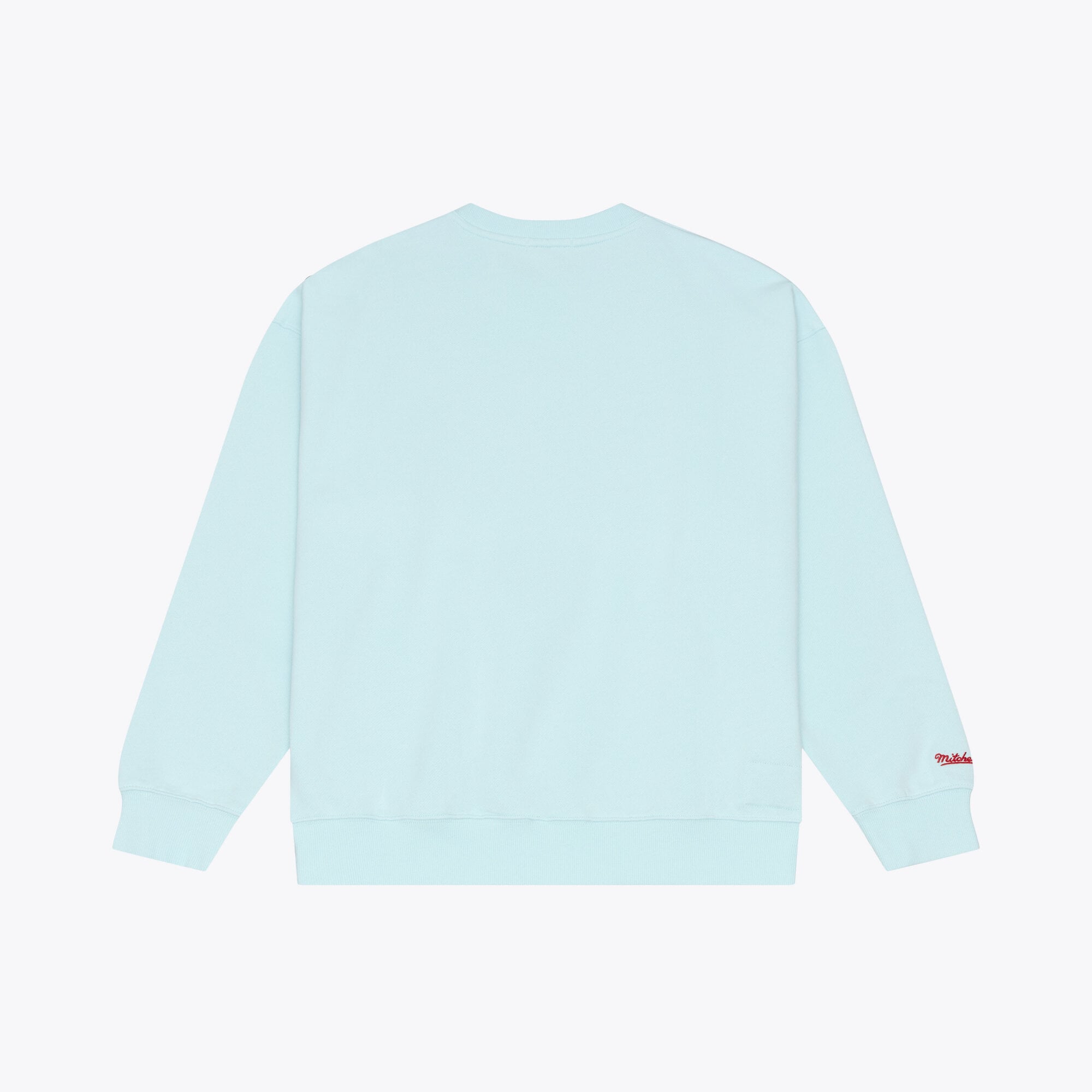 Sweat-shirt à col rond en polaire légère Mitchell & Ness bleu poudré Portland Fire pour femme