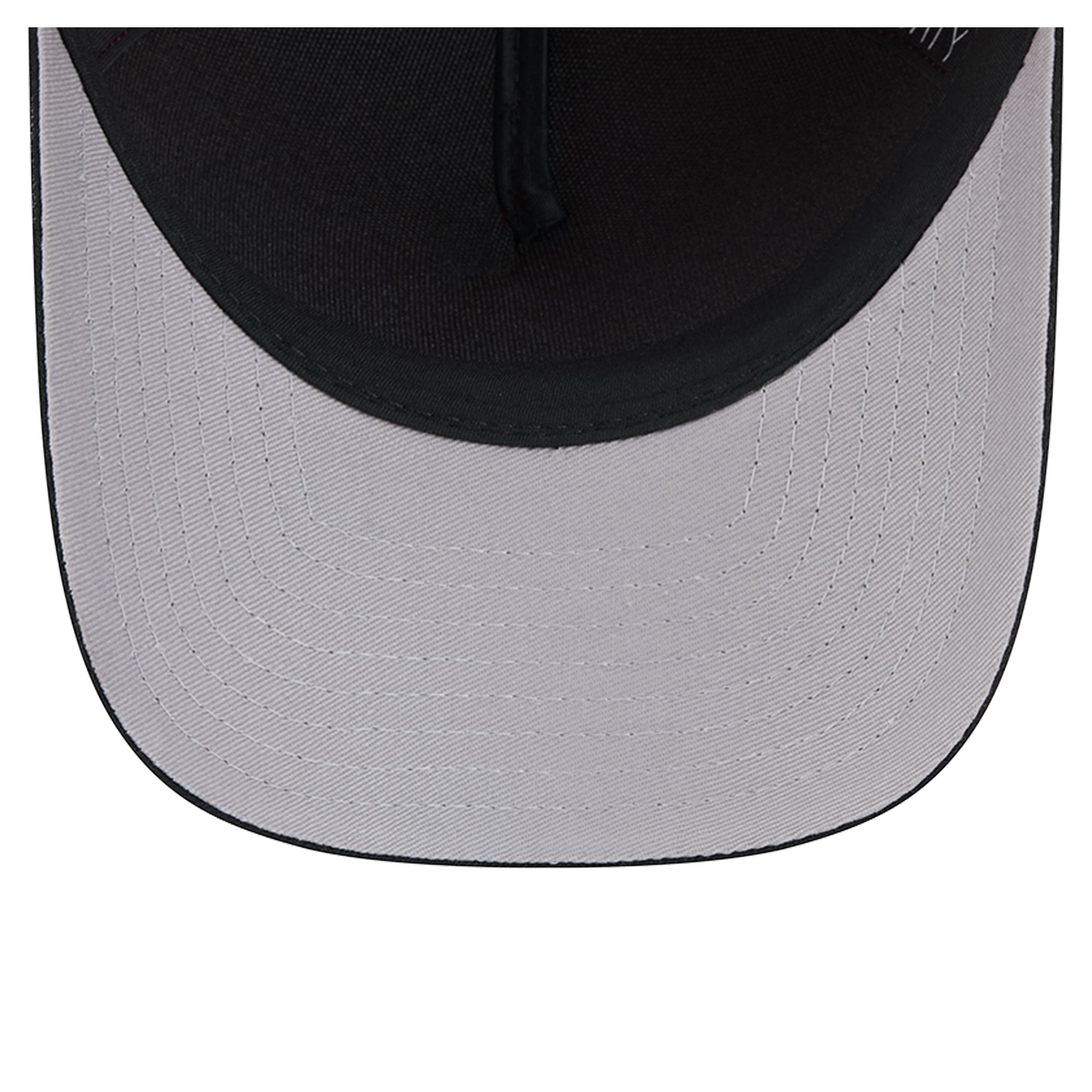 Casquette New Era rouge/noire Portland Fire Arch 9FORTY à monture A et couronne ajustable