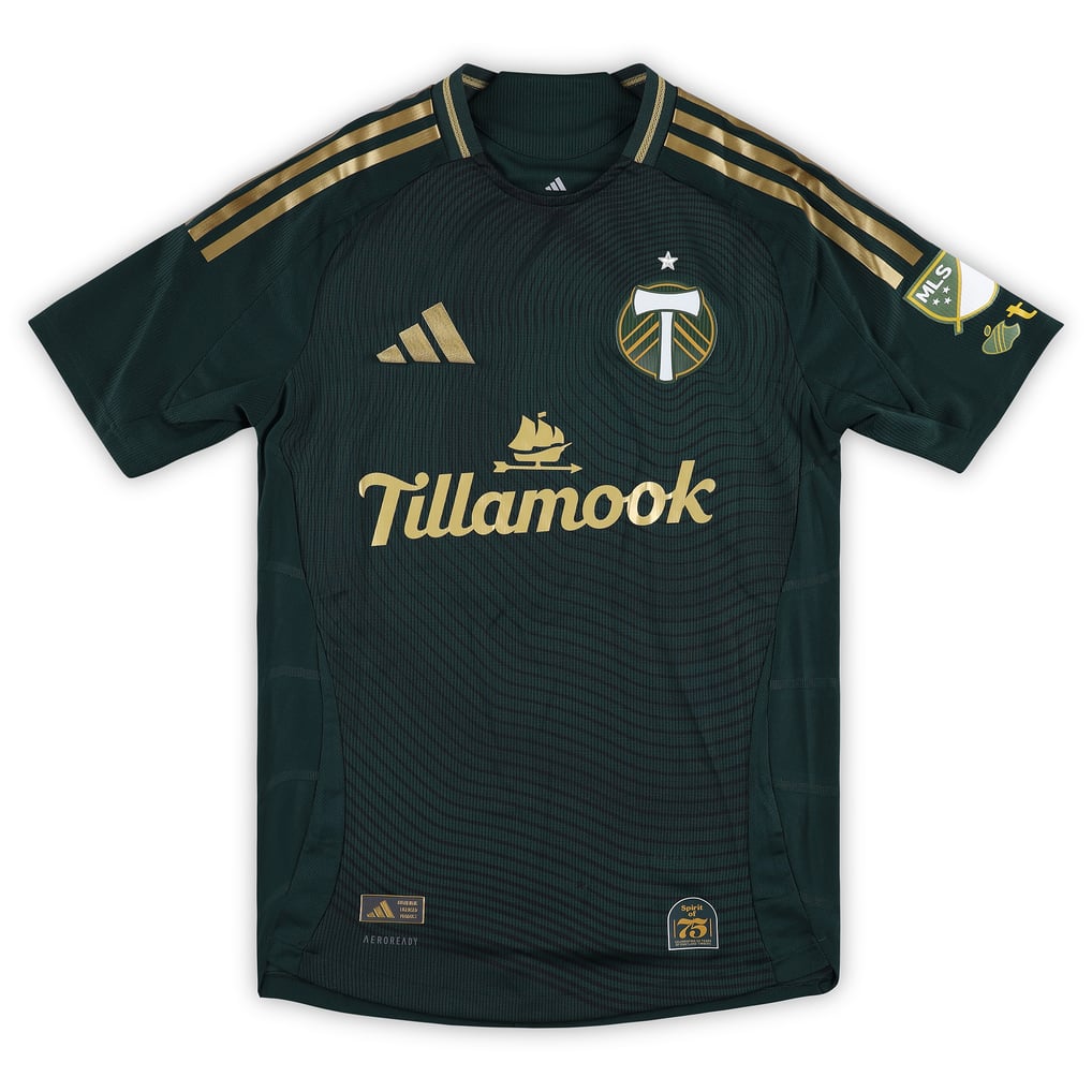 David Ayala Portland Timbers Autographed Fanatics Authentic Match-Used #24 Green Jersey from the 2025 MLS Season - Size S