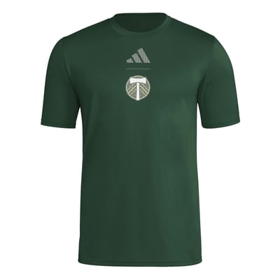 Portland Timbers adidas 2026 Jersey Hook Pregame T-Shirt - Green