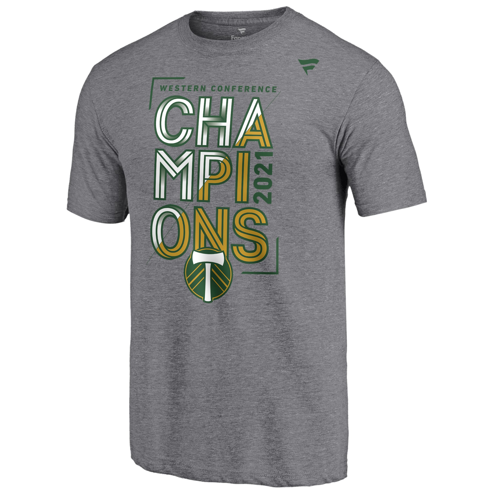 Men's Portland Timbers Fanatics Heathered Gray 2021 MLS Western