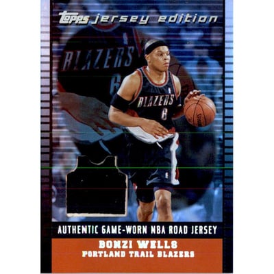2002-03 Topps Jersey Edition Black #JEGDW Bonzi Wells R