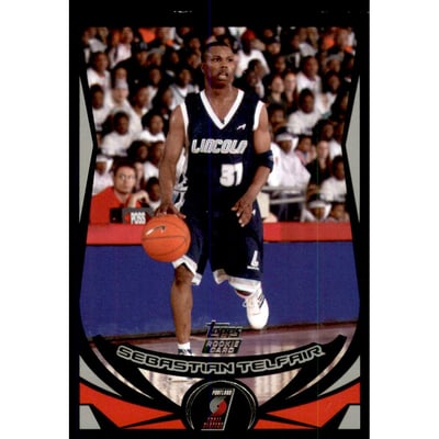 2004-05 Topps Black #233 Sebastian Telfair