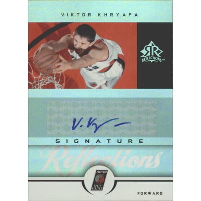 2005-06 Reflections Signatures #VK Viktor Khryapa