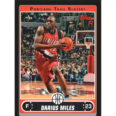 2006-07 Topps Black #74 Darius Miles