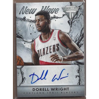 2013-14 Panini Titanium New Wave Signatures #25 Dorell Wright