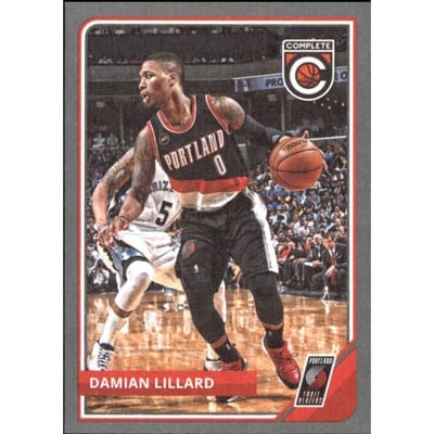 2015-16 Panini Complete Silver #92 Damian Lillard
