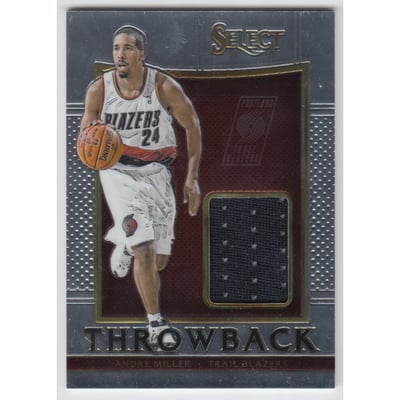 2015-16 Select Throwback Memorabilia #29 Andre Miller/149