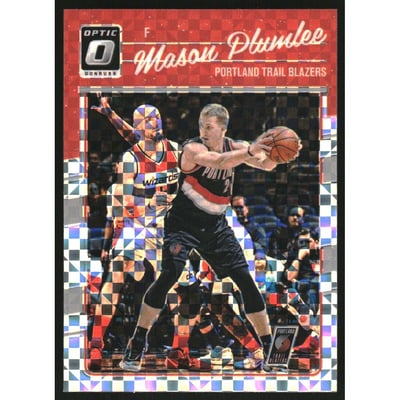 2016-17 Donruss Optic Checkerboard #134 Mason Plumlee
