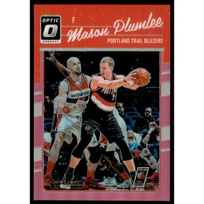 2016-17 Donruss Optic Pink #134 Mason Plumlee