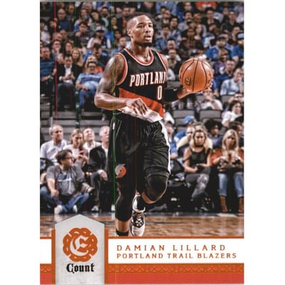 2016-17 Panini Excalibur Count #145 Damian Lillard