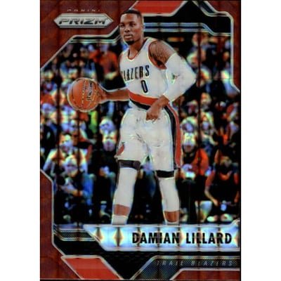 2016-17 Panini Prizm Mosaic Red #14 Damian Lillard
