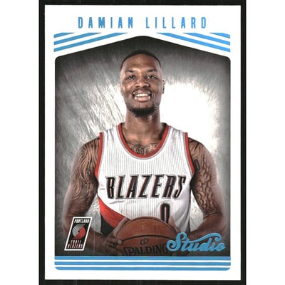 2016-17 Studio Glossy #107 Damian Lillard SE