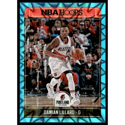 2017-18 Hoops Teal Explosion #226 Damian Lillard