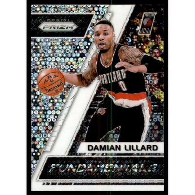 2017-18 Panini Prizm Fundamentals Prizms Fast Break #26 Damian Lillard