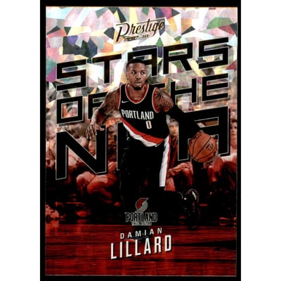 2017-18 Prestige Stars of the NBA Crystal #14 Damian Lillard