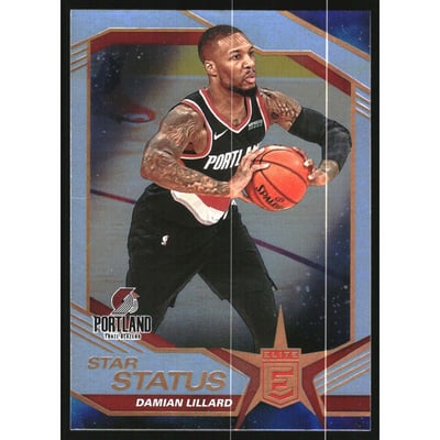 2019-20 Elite Star Status #5 Damian Lillard