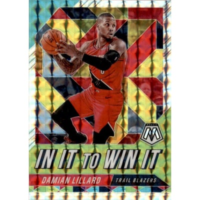 2019-20 Panini Mosaic In It to Win It #20 Damian Lillard