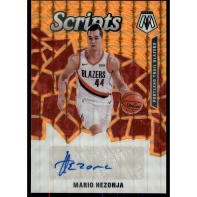 2019-20 Panini Mosaic Scripts Orange #11 Mario Hezonja