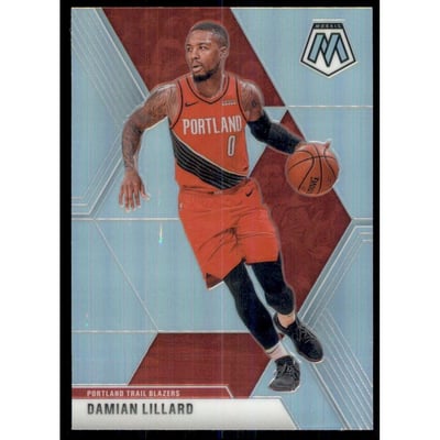 2019-20 Panini Mosaic Silver #5 Damian Lillard