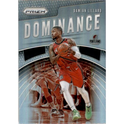 2019-20 Panini Prizm Dominance Prizms Silver #6 Damian Lillard