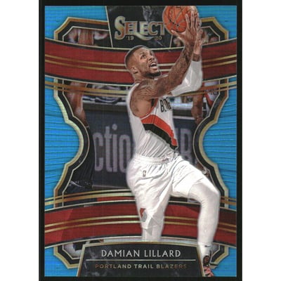 2019-20 Select Prizms Light Blue #78 Damian Lillard