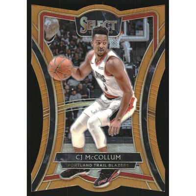 2019-20 Select Prizms Orange Die Cut #174 CJ McCollum
