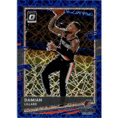 2020-21 Donruss Optic Blue Velocity #144 Damian Lillard