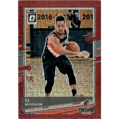 2020-21 Donruss Optic Choice Red #135 CJ McCollum