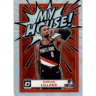 2020-21 Donruss Optic My House Holo #7 Damian Lillard