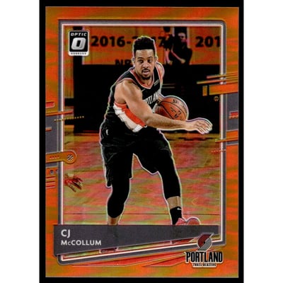 2020-21 Donruss Optic Orange #135 CJ McCollum