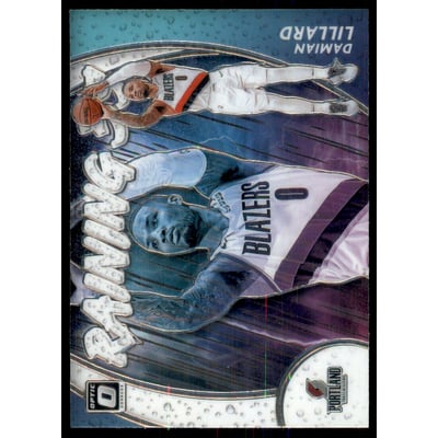 2020-21 Donruss Optic Raining 3s #7 Damian Lillard