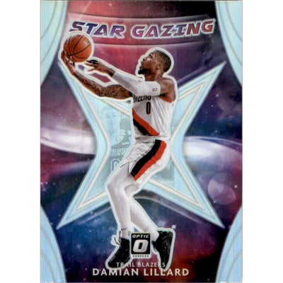 2020-21 Donruss Optic Star Gazing Holo #7 Damian Lillard