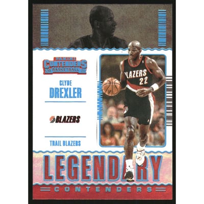 2020-21 Panini Contenders Legendary Contenders #9 Clyde Drexler